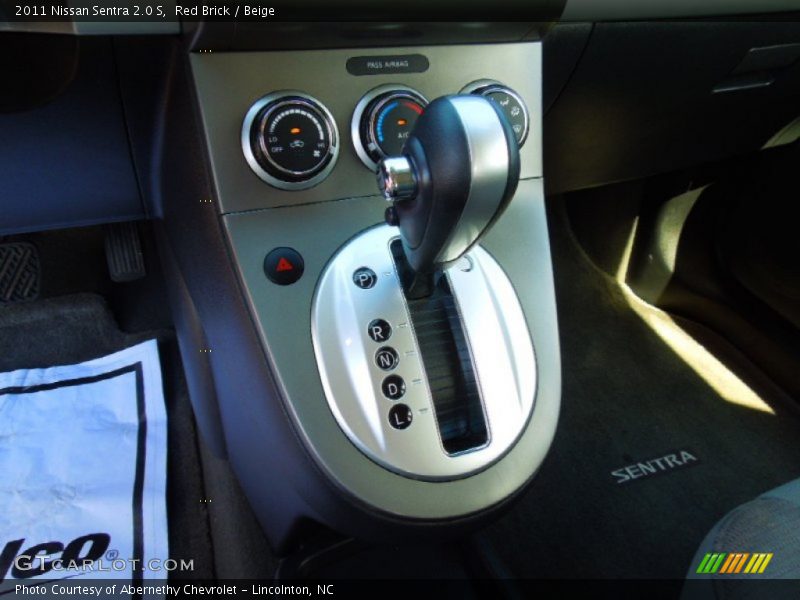 Red Brick / Beige 2011 Nissan Sentra 2.0 S