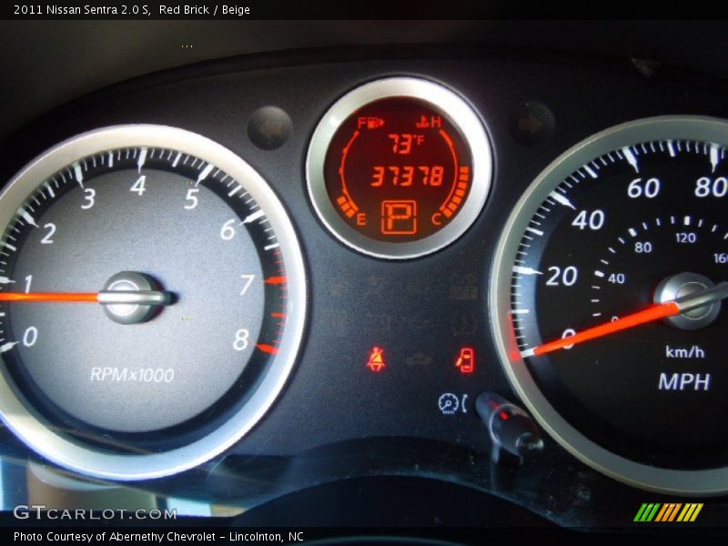 Red Brick / Beige 2011 Nissan Sentra 2.0 S