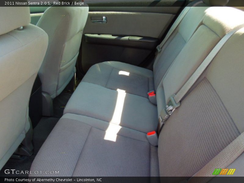 Red Brick / Beige 2011 Nissan Sentra 2.0 S