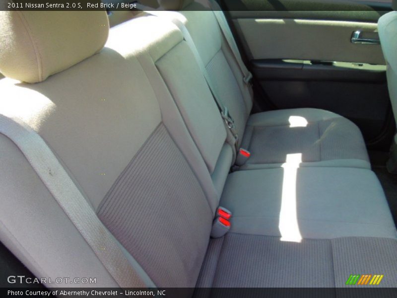 Red Brick / Beige 2011 Nissan Sentra 2.0 S