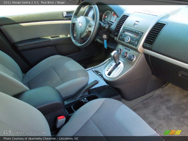 Red Brick / Beige 2011 Nissan Sentra 2.0 S
