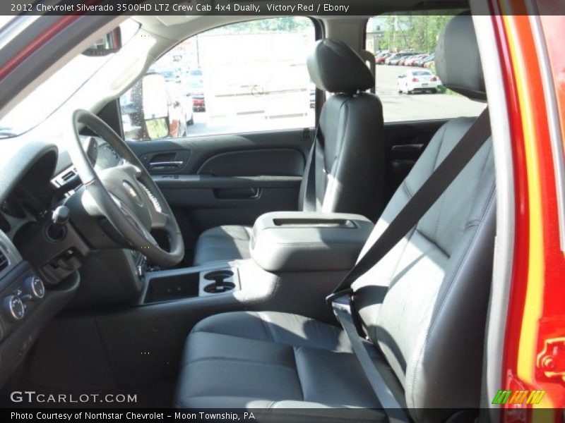 Victory Red / Ebony 2012 Chevrolet Silverado 3500HD LTZ Crew Cab 4x4 Dually