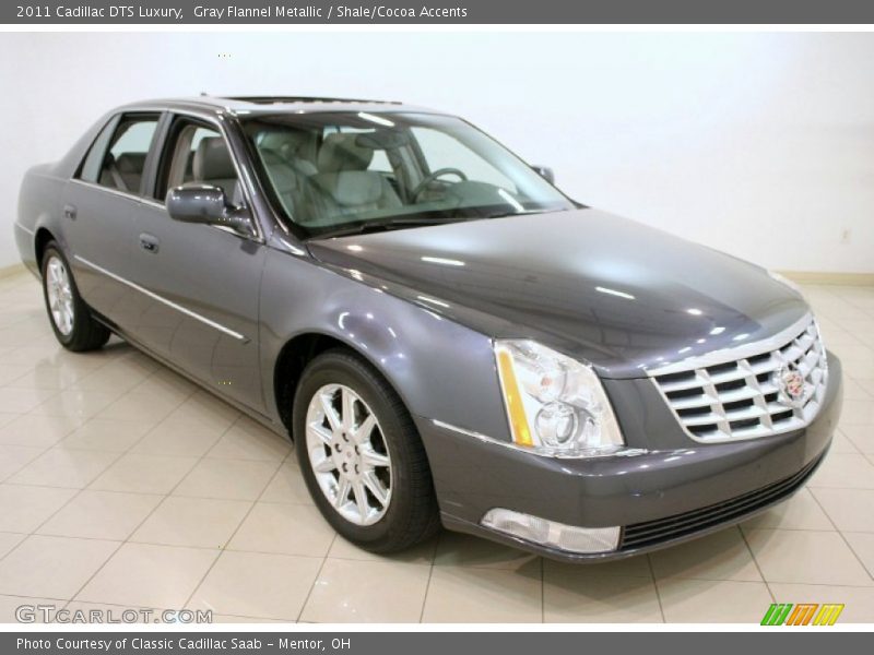 Gray Flannel Metallic / Shale/Cocoa Accents 2011 Cadillac DTS Luxury