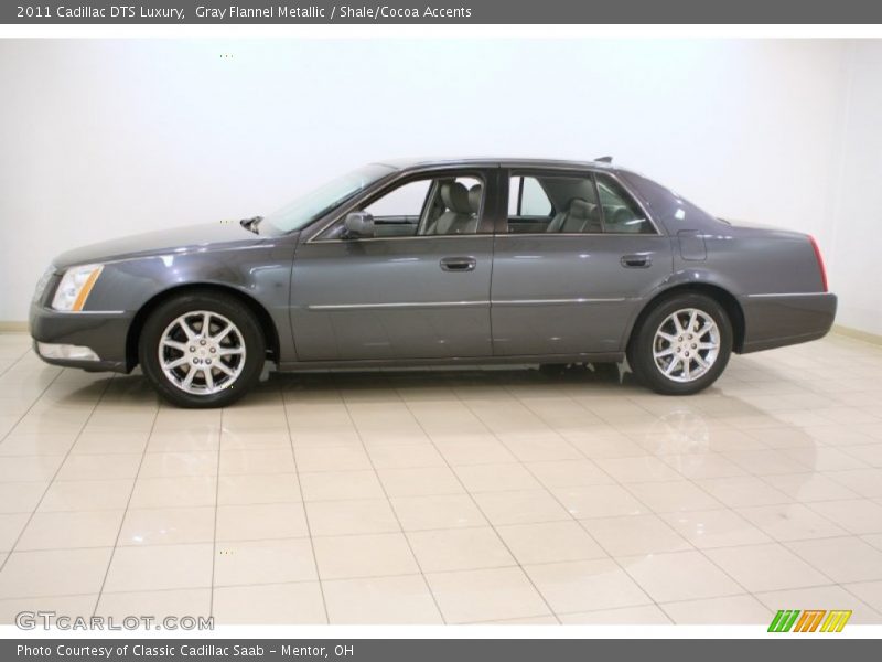 Gray Flannel Metallic / Shale/Cocoa Accents 2011 Cadillac DTS Luxury