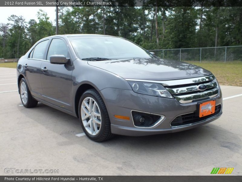 Sterling Grey Metallic / Charcoal Black 2012 Ford Fusion SEL