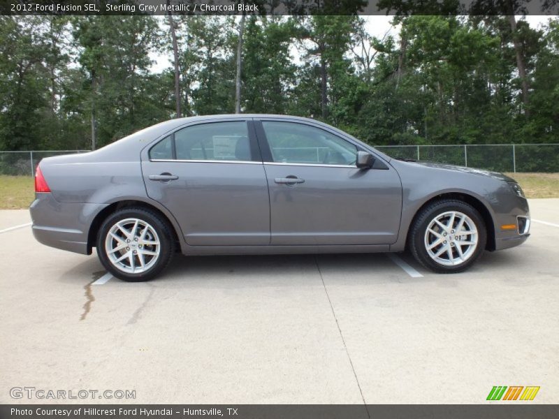 Sterling Grey Metallic / Charcoal Black 2012 Ford Fusion SEL