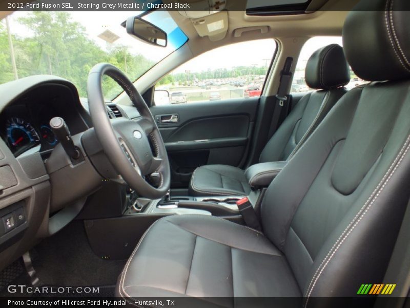 Sterling Grey Metallic / Charcoal Black 2012 Ford Fusion SEL