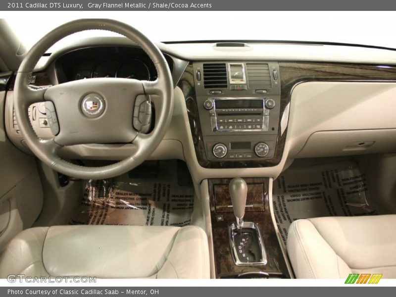 Gray Flannel Metallic / Shale/Cocoa Accents 2011 Cadillac DTS Luxury