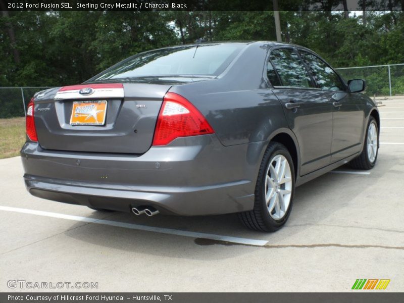 Sterling Grey Metallic / Charcoal Black 2012 Ford Fusion SEL