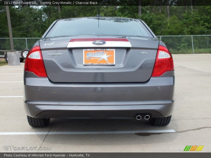 Sterling Grey Metallic / Charcoal Black 2012 Ford Fusion SEL