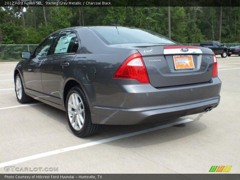Sterling Grey Metallic / Charcoal Black 2012 Ford Fusion SEL