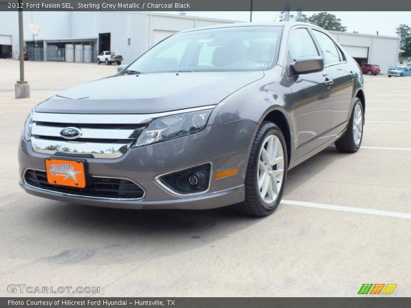 Sterling Grey Metallic / Charcoal Black 2012 Ford Fusion SEL