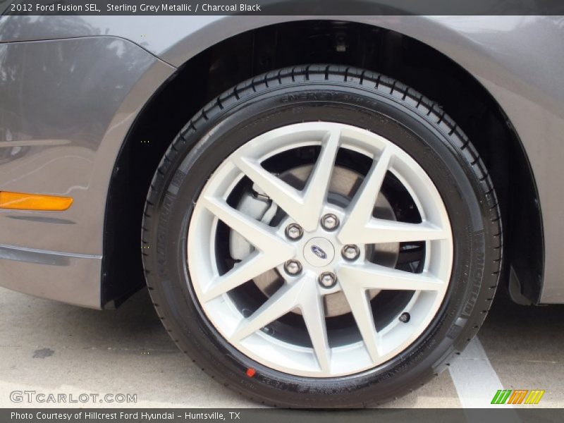 Sterling Grey Metallic / Charcoal Black 2012 Ford Fusion SEL
