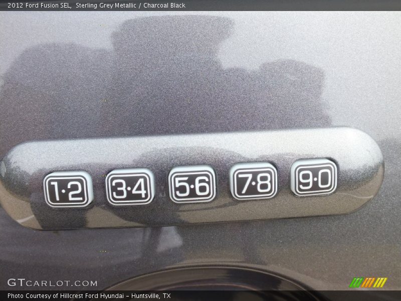 Sterling Grey Metallic / Charcoal Black 2012 Ford Fusion SEL