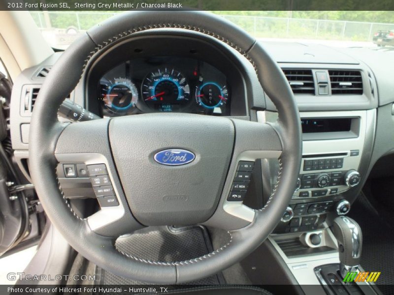 Sterling Grey Metallic / Charcoal Black 2012 Ford Fusion SEL