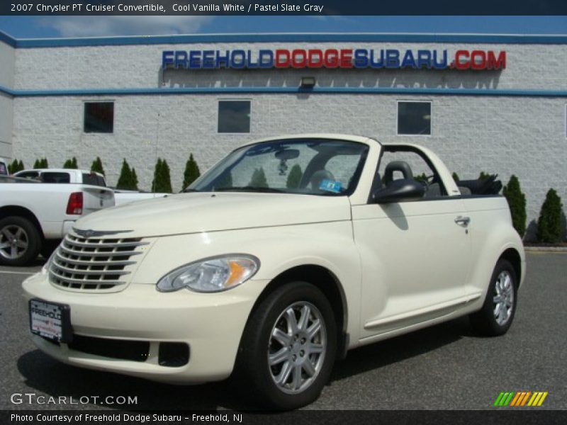 Cool Vanilla White / Pastel Slate Gray 2007 Chrysler PT Cruiser Convertible
