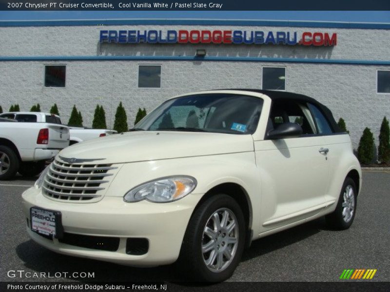 Cool Vanilla White / Pastel Slate Gray 2007 Chrysler PT Cruiser Convertible