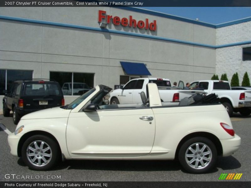 Cool Vanilla White / Pastel Slate Gray 2007 Chrysler PT Cruiser Convertible
