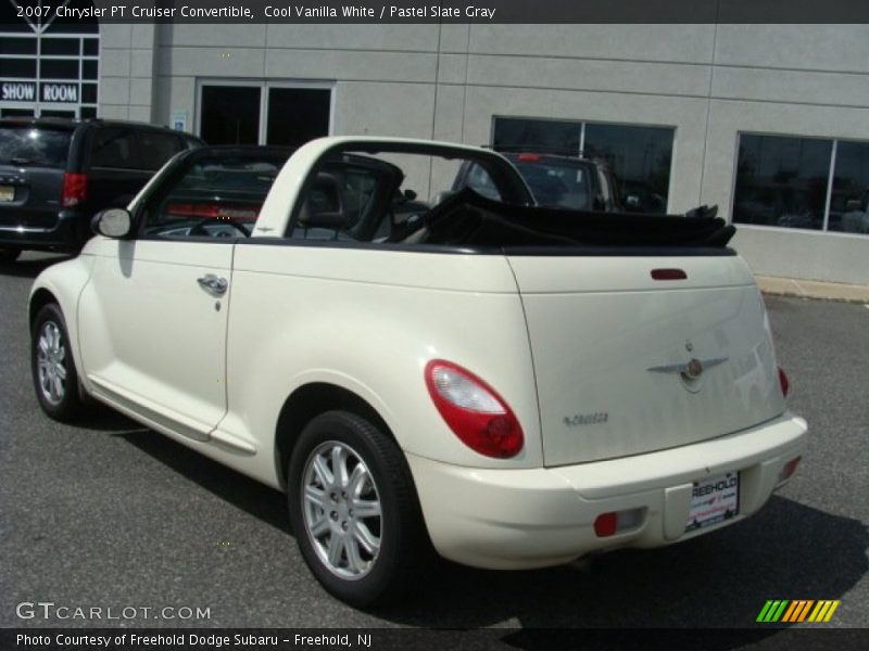 Cool Vanilla White / Pastel Slate Gray 2007 Chrysler PT Cruiser Convertible