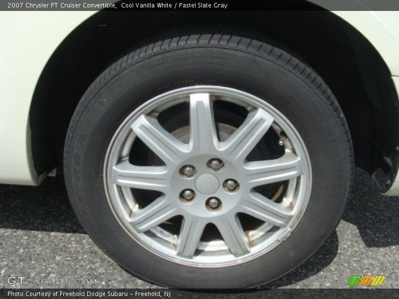 Cool Vanilla White / Pastel Slate Gray 2007 Chrysler PT Cruiser Convertible