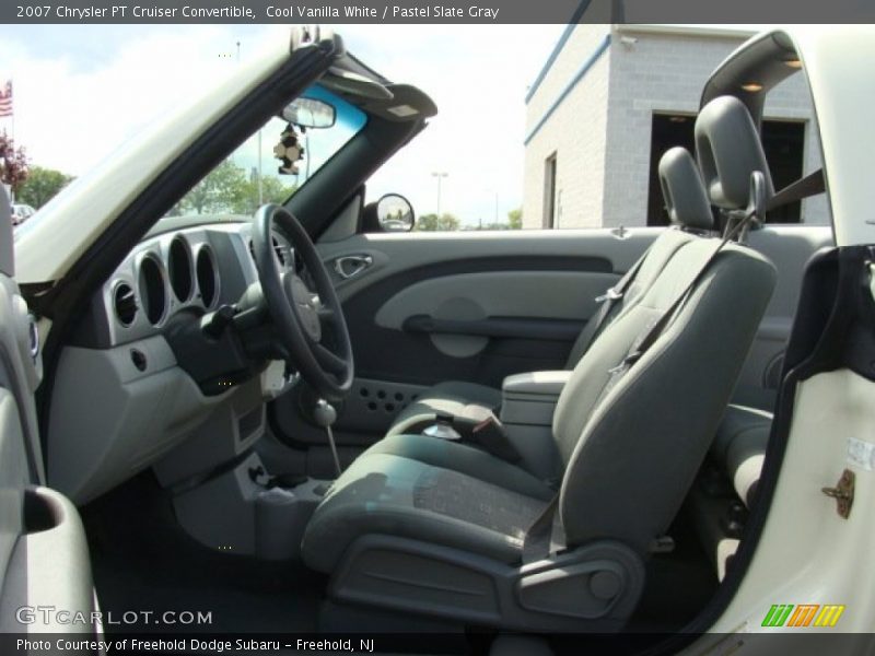 Cool Vanilla White / Pastel Slate Gray 2007 Chrysler PT Cruiser Convertible