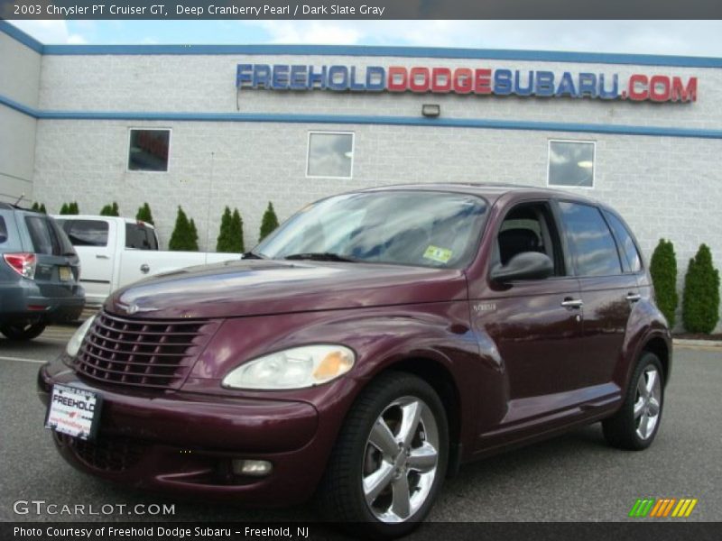 Deep Cranberry Pearl / Dark Slate Gray 2003 Chrysler PT Cruiser GT