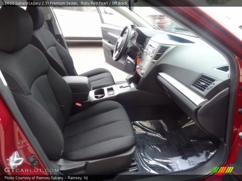 Ruby Red Pearl / Off Black 2010 Subaru Legacy 2.5i Premium Sedan