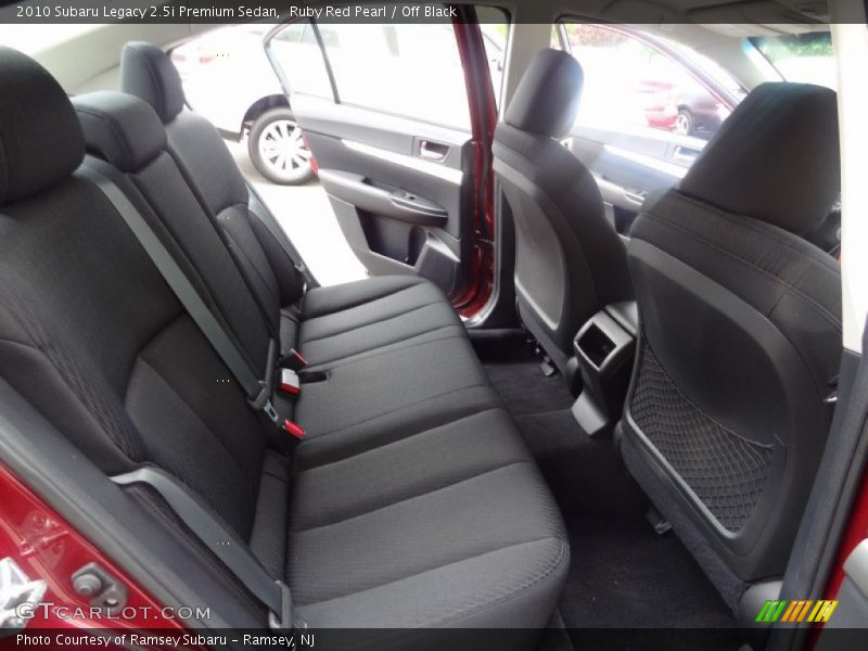 Ruby Red Pearl / Off Black 2010 Subaru Legacy 2.5i Premium Sedan