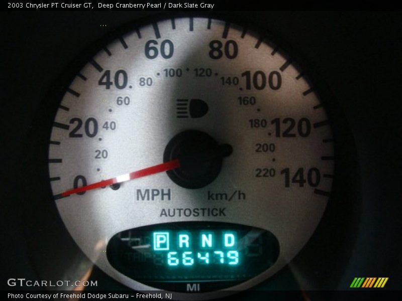 Deep Cranberry Pearl / Dark Slate Gray 2003 Chrysler PT Cruiser GT