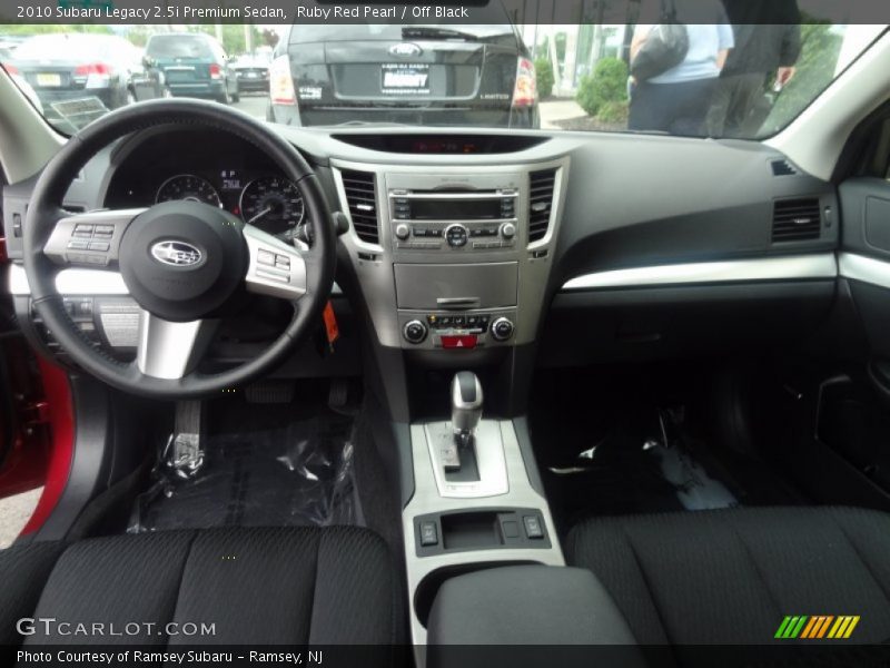Ruby Red Pearl / Off Black 2010 Subaru Legacy 2.5i Premium Sedan