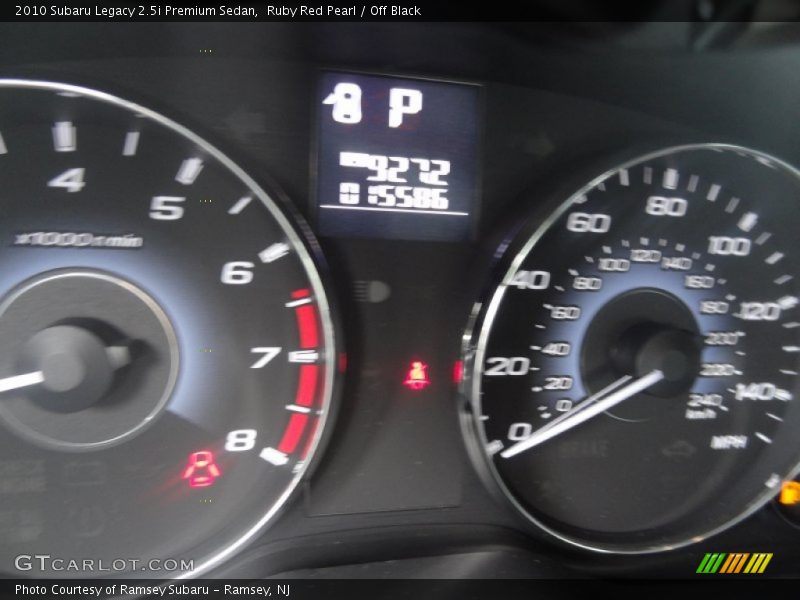 Ruby Red Pearl / Off Black 2010 Subaru Legacy 2.5i Premium Sedan