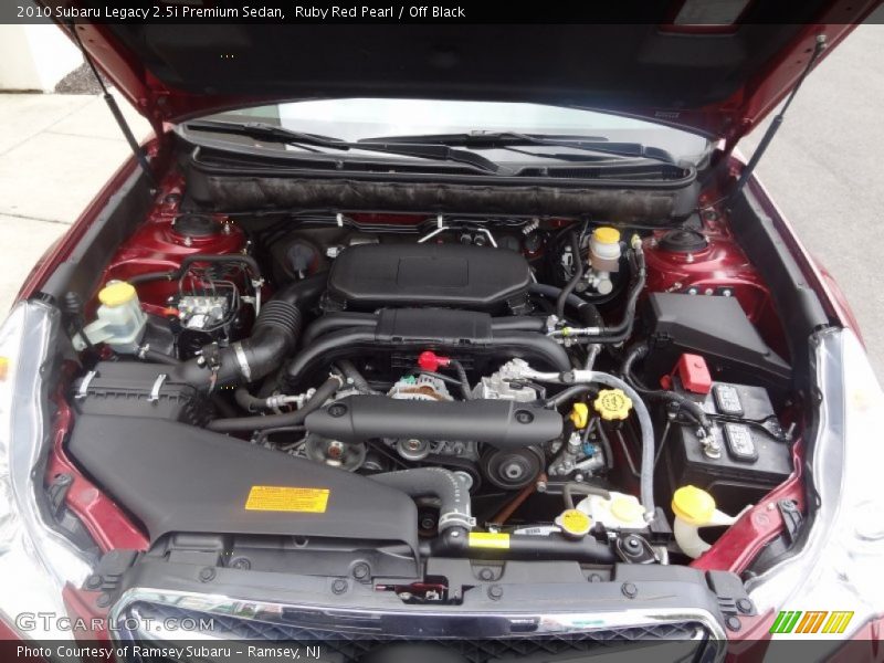  2010 Legacy 2.5i Premium Sedan Engine - 2.5 Liter DOHC 16-Valve VVT Flat 4 Cylinder