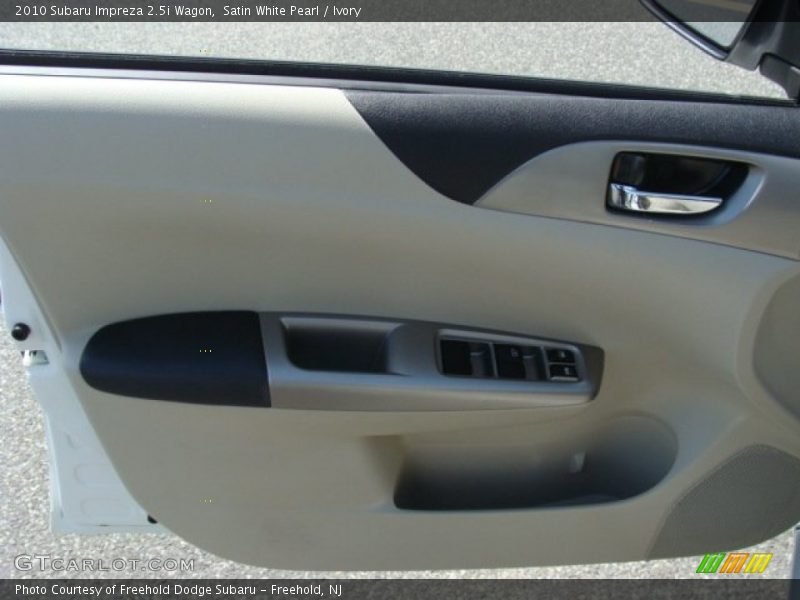 Satin White Pearl / Ivory 2010 Subaru Impreza 2.5i Wagon