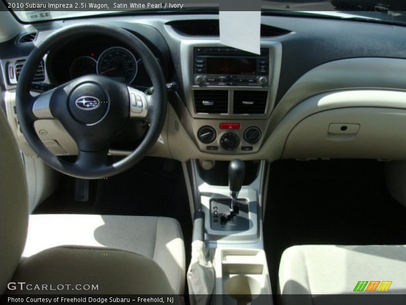 Satin White Pearl / Ivory 2010 Subaru Impreza 2.5i Wagon