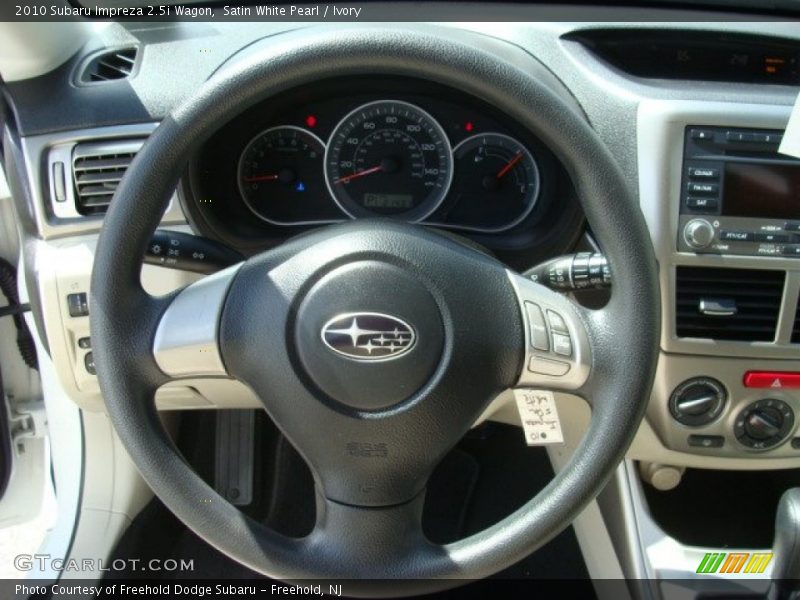 Satin White Pearl / Ivory 2010 Subaru Impreza 2.5i Wagon