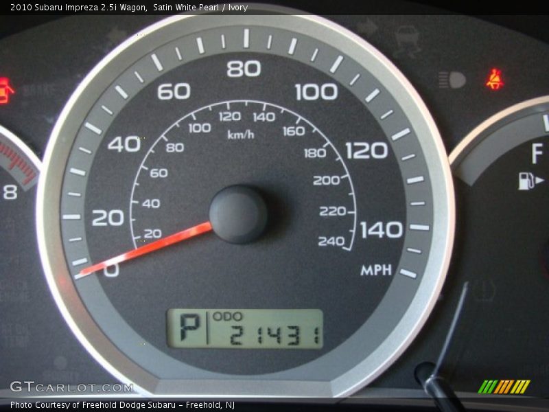 Satin White Pearl / Ivory 2010 Subaru Impreza 2.5i Wagon