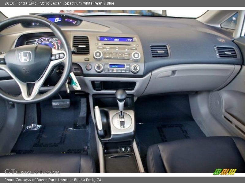 Dashboard of 2010 Civic Hybrid Sedan