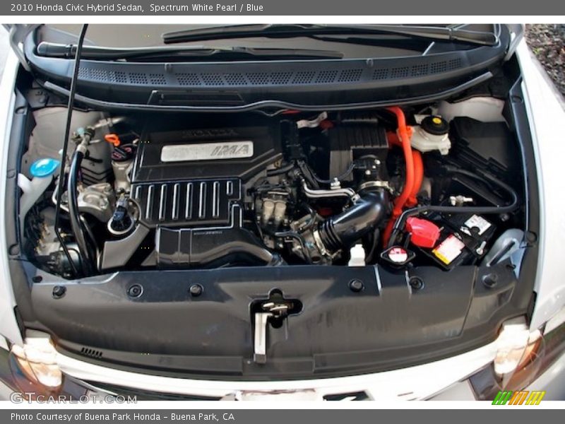  2010 Civic Hybrid Sedan Engine - 1.3 Liter SOHC 8V i-VTEC 4 Cylinder IMA Gasoline/Electric Hybrid