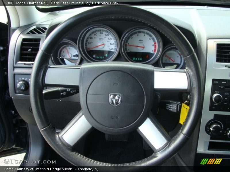 Dark Titanium Metallic / Dark Slate Gray 2008 Dodge Charger R/T