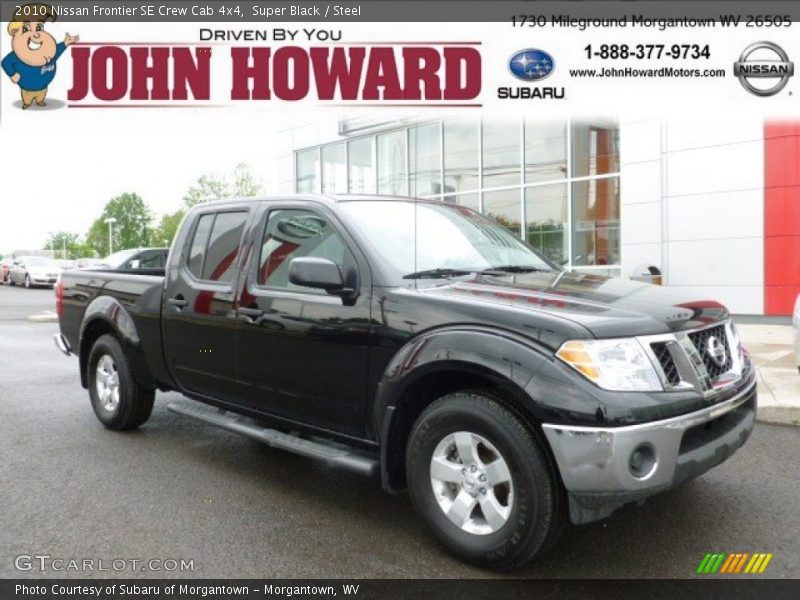 Super Black / Steel 2010 Nissan Frontier SE Crew Cab 4x4