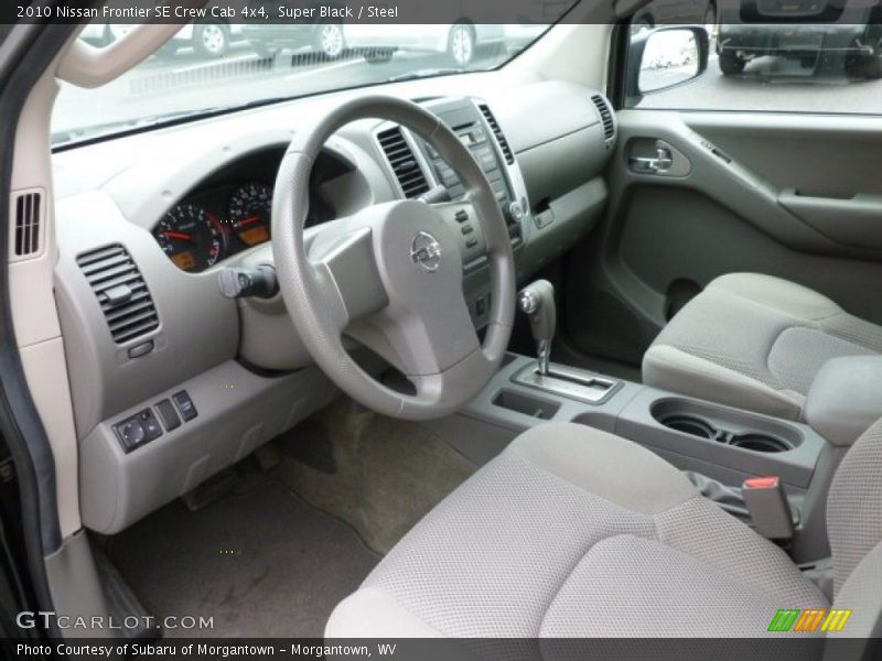 Steel Interior - 2010 Frontier SE Crew Cab 4x4 