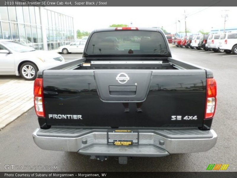 Super Black / Steel 2010 Nissan Frontier SE Crew Cab 4x4