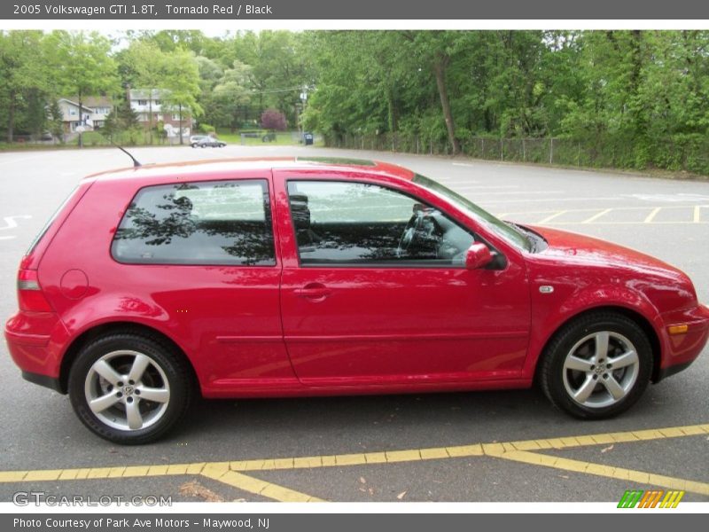 Tornado Red / Black 2005 Volkswagen GTI 1.8T