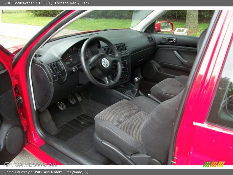 Tornado Red / Black 2005 Volkswagen GTI 1.8T