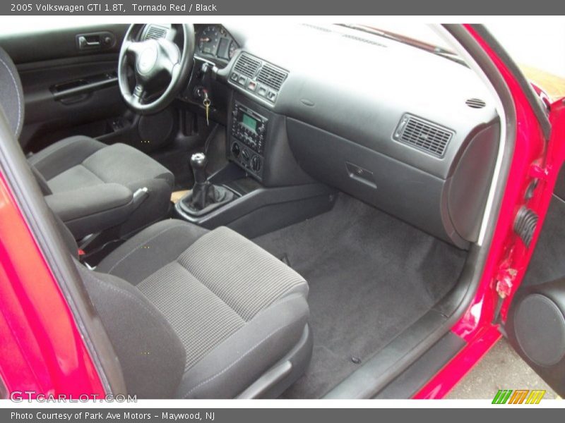 Tornado Red / Black 2005 Volkswagen GTI 1.8T