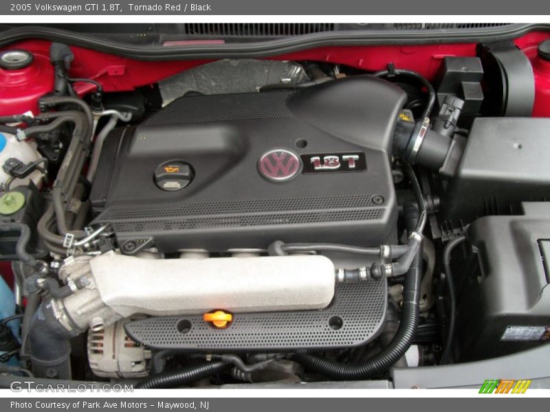 Tornado Red / Black 2005 Volkswagen GTI 1.8T