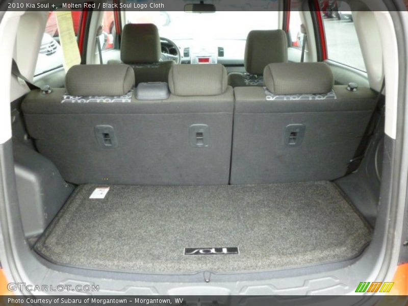 Molten Red / Black Soul Logo Cloth 2010 Kia Soul +
