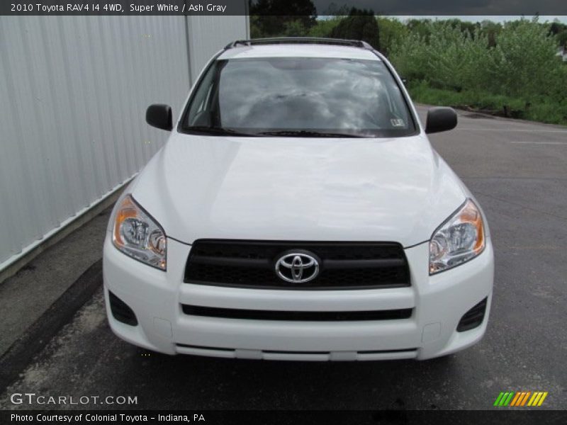Super White / Ash Gray 2010 Toyota RAV4 I4 4WD