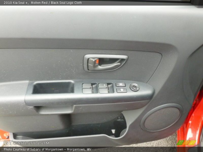Molten Red / Black Soul Logo Cloth 2010 Kia Soul +