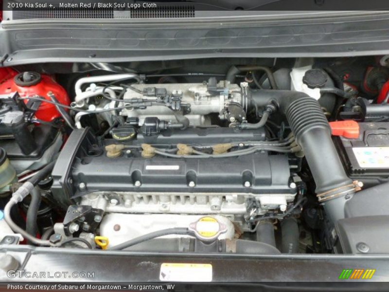 Molten Red / Black Soul Logo Cloth 2010 Kia Soul +